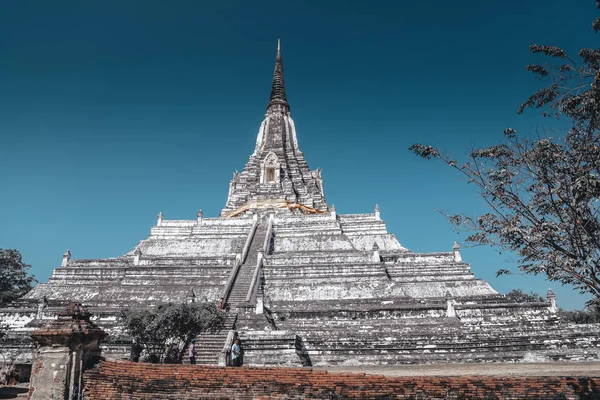 Templo Che Phukhao Thong Ayutthaya Tailândia — Fotografia de Stock