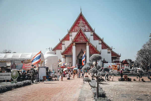 Oude Tempel Ayutthaya Thailand — Stockfoto