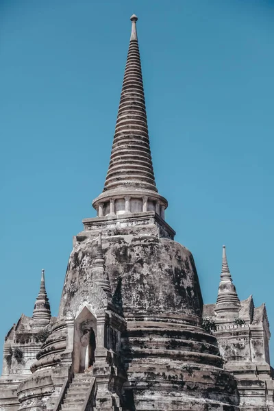 泰国大城府 Sanphet 寺遗址 — 图库照片