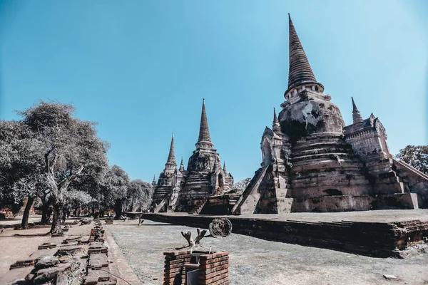 Ruins Wat Phra Sanphet Ayutthaya Thailand — Stock Photo, Image