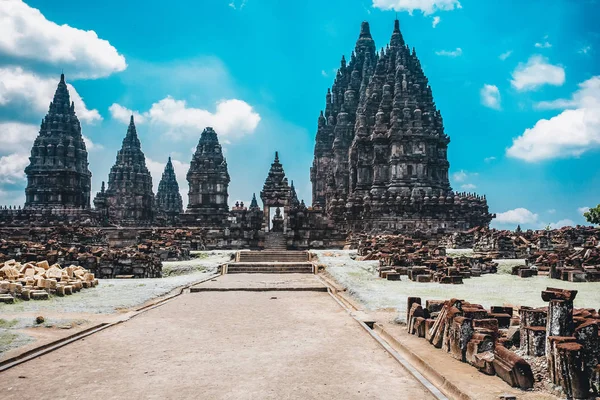 Old Prambanan Temple Java Indonesia — Stock Photo, Image