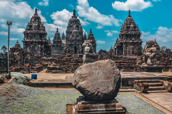 Oude Prambanan Tempel Java Indonesië — Stockfoto