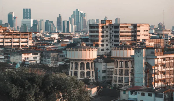 Residential Area Sunset Bangkok Thailand — Stock Photo, Image