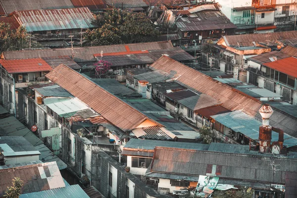 Architecture Poor Residential Area Bangkok Thailand — Stock Photo, Image