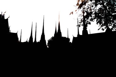 Black slim towers Thailand