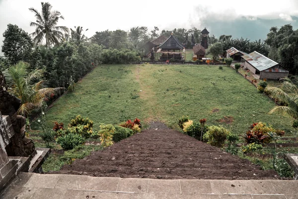Pequenas Casas Área Rural Bali — Fotografia de Stock
