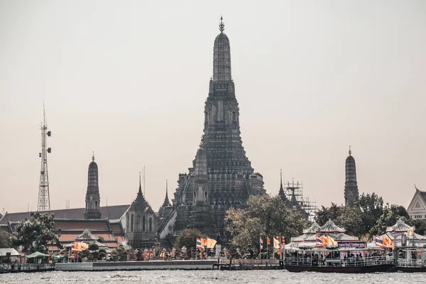 Wat Arun View Water Bangkok — Stock Photo, Image