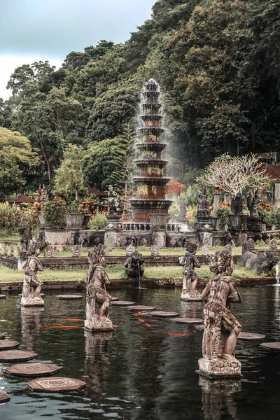 Belo Templo Balinês Tradicional Indonésia — Fotografia de Stock