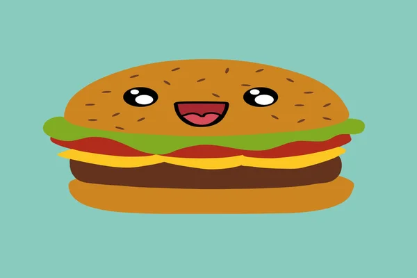 Juicy Appetizing Burger — Stock Photo, Image