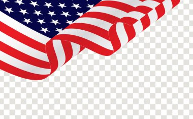 Download Waving American Flag Transparent Free Vector Eps Cdr Ai Svg Vector Illustration Graphic Art