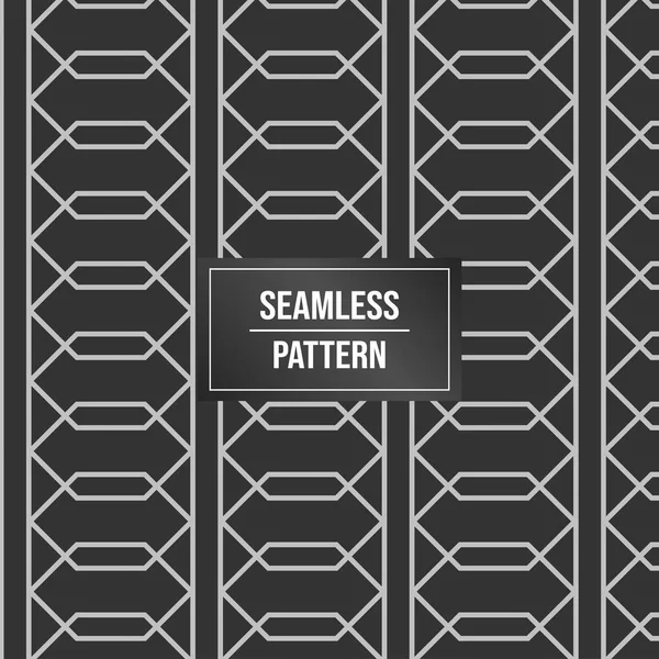 Geometrische Patroon Achtergrond Abstracte Patroon Zwarte Achtergrond — Stockvector