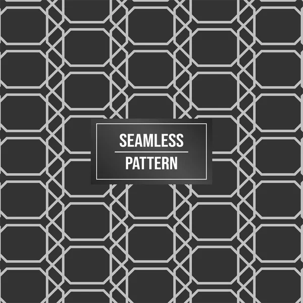 Geometrische Patroon Achtergrond Abstracte Patroon Zwarte Achtergrond — Stockvector