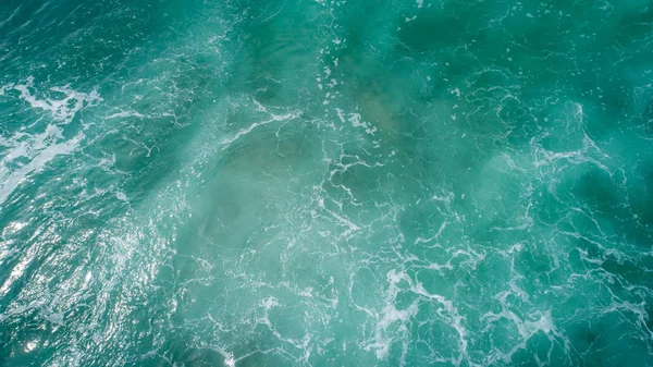 Aerial View Sea Waves Surface — Stock Photo, Image