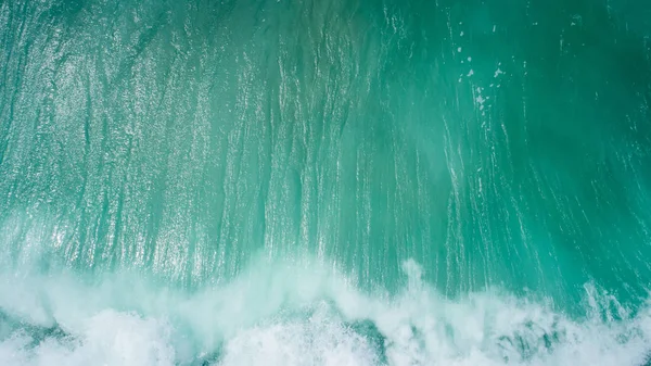 海面の波の航空写真 — ストック写真