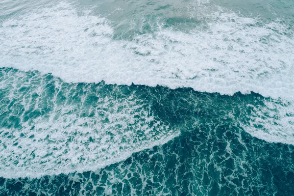 Aerial Drone View Beautiful Sea Wave Surface — Stock Photo, Image