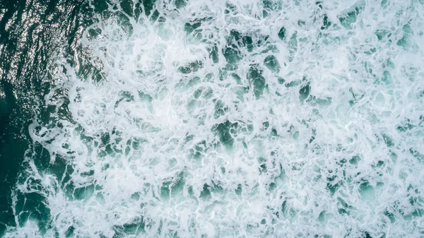 Drone Vue Aérienne Surface Des Vagues Mer — Photo