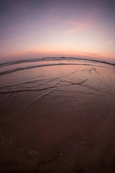 Όμορφο Τοπίο Ηλιοβασίλεμα Πάνω Από Θάλασσα — Φωτογραφία Αρχείου