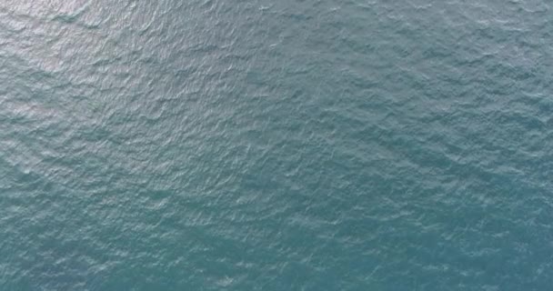 Вид Повітря Красивий Морський Пейзаж Хвилями — стокове відео
