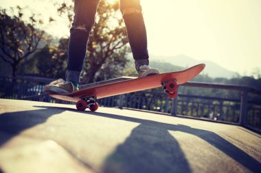 Kaykaycı paten Parkı rampası kaykay