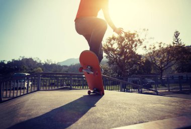 Kaykaycı paten Parkı rampası kaykay