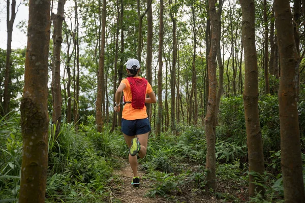 Ultramarathon Futó Futó Trópusi Esőerdők — Stock Fotó