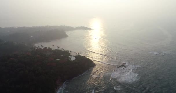 Schöne Meerwellen Sri Lanka — Stockvideo