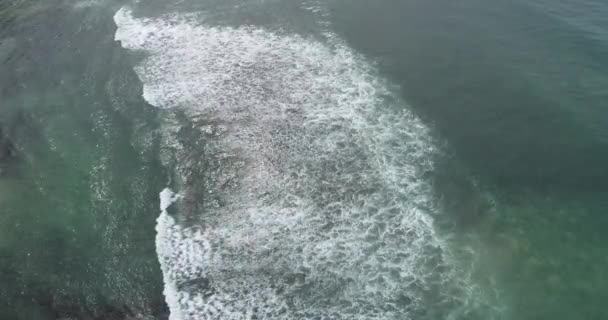 Imagens Panorâmicas Das Ondas Oceânicas Por Costa Sri Lanka — Vídeo de Stock