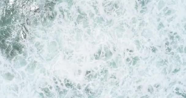 Scénický Záznam Mořských Vln Pobřeží Srí Lanky — Stock video