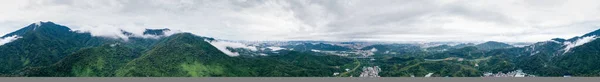 Veduta Aerea Del Paesaggio Dopo Pioggia Nella Città Shenzhen Cina — Foto Stock