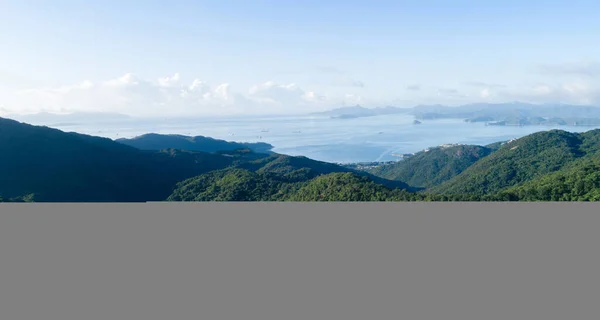 Aerial View Landscape Sea Mountains — Stock Photo, Image