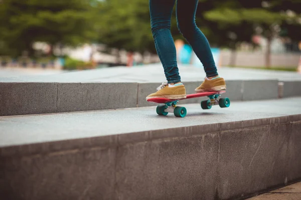 Skateboardåkare Skateboard Modern Stad — Stockfoto