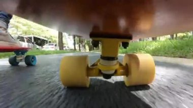 Kaykaycının şehirdeki son görüntüleri.