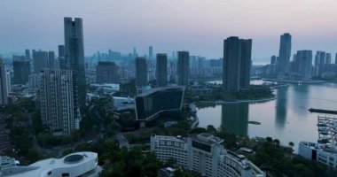 İnsansız hava aracı videosu, Shenzhen şehri gökdelenleri, Çin