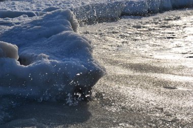 Baltık Denizinde yavaş dalgalar