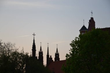 Güzel binalar ve anıtlar Vilnius