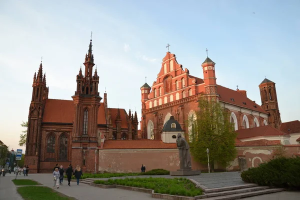 Güzel binalar ve anıtlar Vilnius