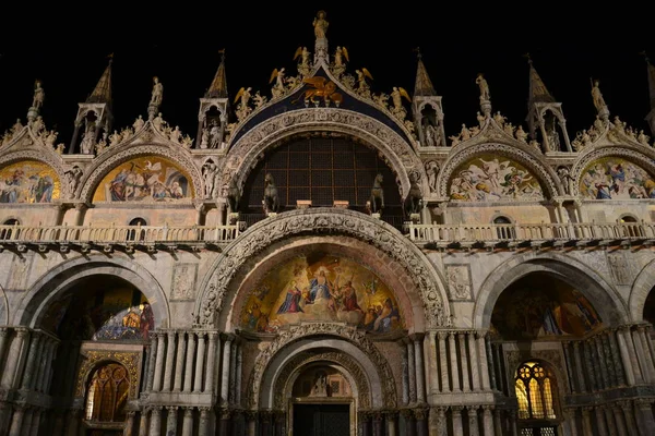 Hermosas Vistas Venecia Por Noche —  Fotos de Stock