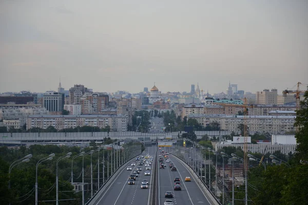 Een Wandeling Zomer Moskou — Stockfoto