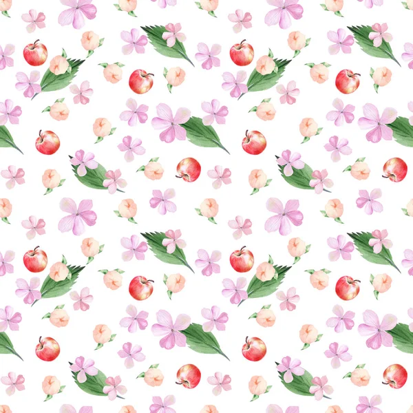 Watercolor seamless pattern. Ideal for textile, gift wrapping paper, apparel, home decor — Stock Photo, Image