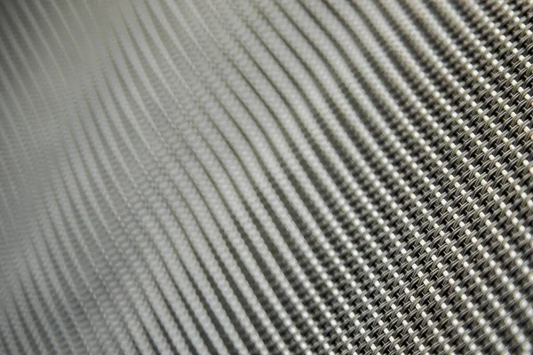 Cinza Tecido Plástico Listrado Respirável Forte Durável Confortável Moderno Agradável — Fotografia de Stock