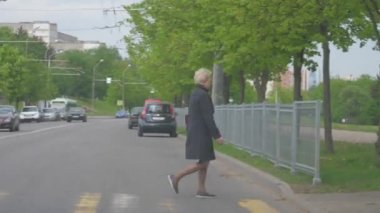 yaya geçişi insanlar yol trafik ışıkları geçiş