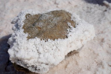 Tuz Gölü, tuz, Lake Baskunchak Rusya.