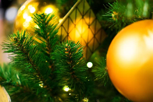 Árbol Navidad Decorado Año Nuevo — Foto de Stock