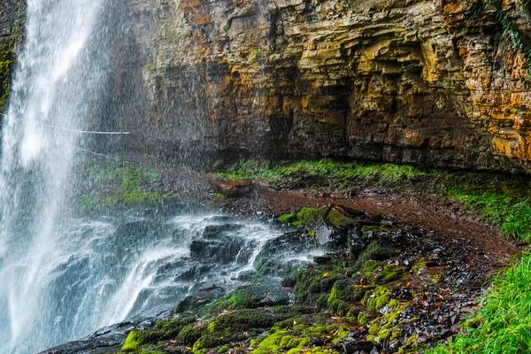 Waterfall Giant Abkhazie Orientale Près Ville Tkvarcheli District Akarmara Images De Stock Libres De Droits