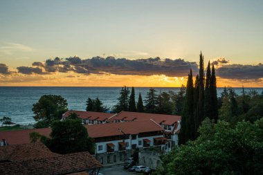 Karadeniz üzerinde gün batımı