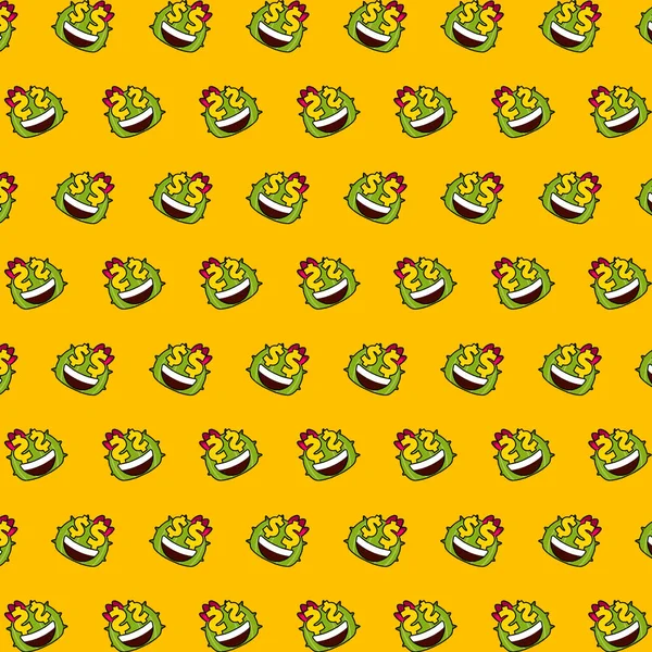 Cactus - emoji pattern 46