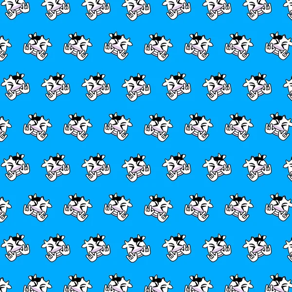 Cow - emoji pattern 71