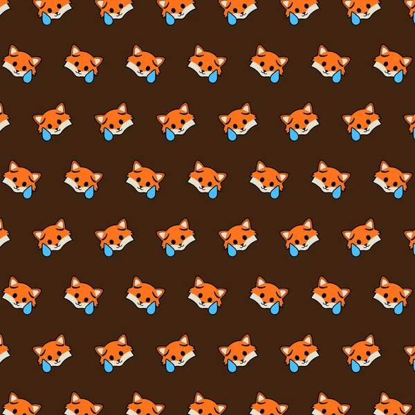 Fox - emoji pattern 30