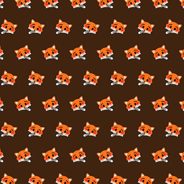 Fox - emoji pattern 68