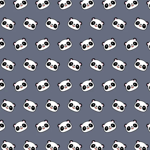 Panda - emoji pattern 01